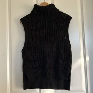 Black embroidered vest by Banana Republic. Size S.